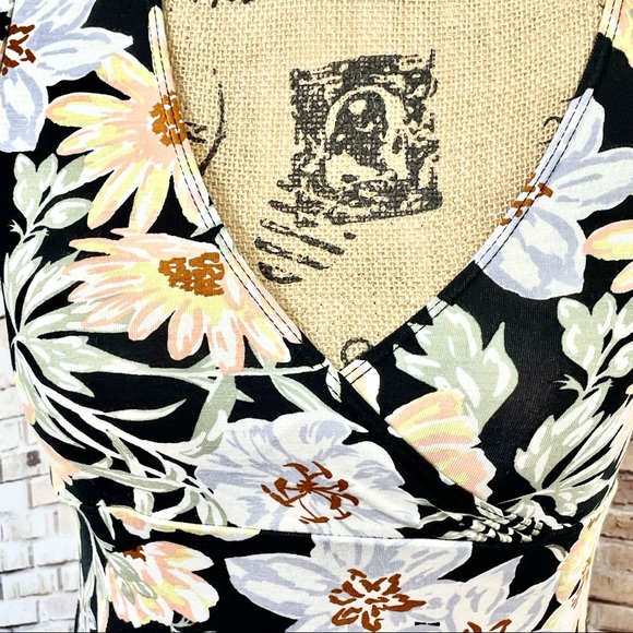 Billabong Floral Fitted Bodycon MIDI Dress XS - Picture 10 of 16